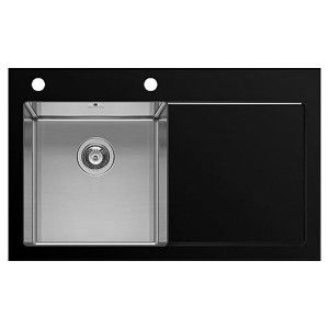 Кухонная мойка Imenza Charisma 1B 1D (86x53) черная